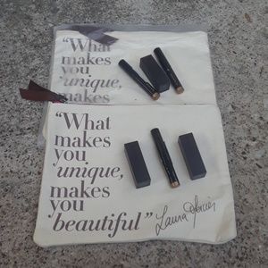 Laura Mercier Lot Makeup Bag Lipstick Eyeshadow